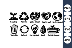 Eco Friendly Environmental Icon Vector Graphics Product Image 1