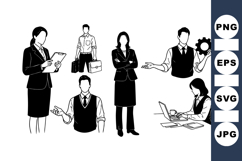 Business Professionals Vector Illustrations For Corporate Product Image 1
