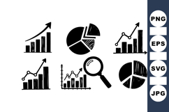 Hand Drawn Business Graphs And Chart Illustrations Product Image 1