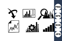 Hand Drawn Business Graph And Data Clipart Product Image 1