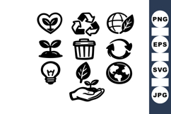 Eco Friendly Icons For Environmental Designs Product Image 1