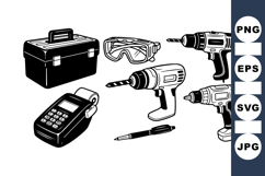 Vintage Hand Tool Illustration For Crafts Product Image 1