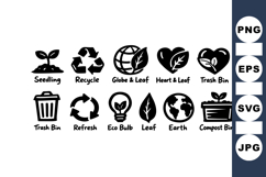 Eco Friendly Environmental Icon Vector Product Image 1