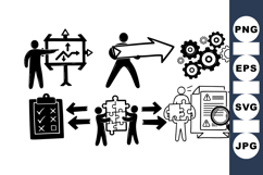 Business Project Management Icon Vector Product Image 1
