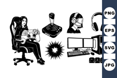 High Quality Gaming Gear Vector Illustrations Product Image 1