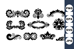 Elegant Vintage Decorative Ornaments Vector Illustrations Product Image 1