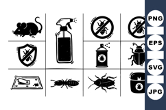 Pest Control Vector Icon For Printables Product Image 1