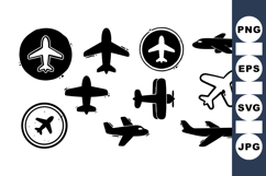 Vector Airplane Icon For Travel Design Product Image 1
