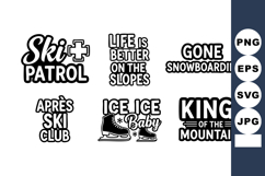 Winter Sports Ski Patrol Quotes Vector Product Image 1