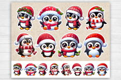 Christmas. Print & Cut Stickers PNG / Christmas Penguin Product Image 2
