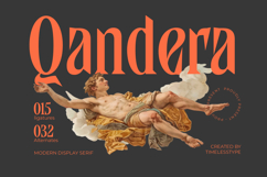 Qandera - Modern Display Serif Font Product Image 1