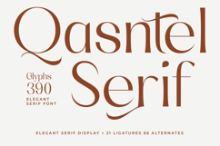Qasntel - Elegant Serif Display Product Image 1