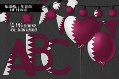 National, Patriotic Party Bundle. Qatar Product Image 1
