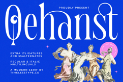 Qehanst - Modern Serif Font Product Image 1