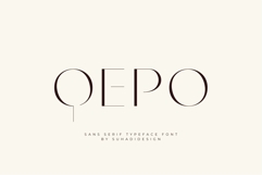 Qepo - Sans Serif Typeface Font Product Image 1