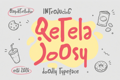 Qetela Joosy a Doodly Typeface Font Product Image 1