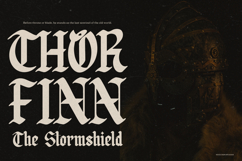 Qindret | Blackletter Typeface Product Image 4