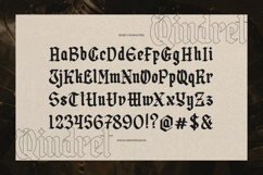 Qindret | Blackletter Typeface Product Image 10