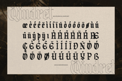 Qindret | Blackletter Typeface Product Image 11
