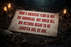 Qiropt Bold Modern Blackletter Display Typeface Product Image 3