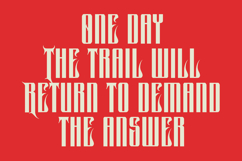 Qiropt Bold Modern Blackletter Display Typeface Product Image 4