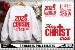 Christmas Svg 4 Designs, Funny Christmas Shirt Product Image 1