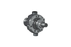 Detailed mechanical gear assembly in flat design style showc Product Image 1