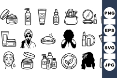 Natural Skincare Icon Pack for Beauty Brands Product Image 1