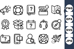 Business Support Icon Bundle for Customer Service Product Image 1