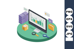 Data analysis tools with graphs, documents, and storage for Product Image 1