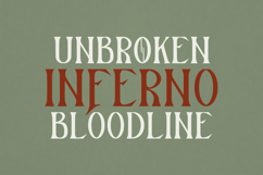 Qlastroy Modern Blackletter Display Typeface Product Image 3