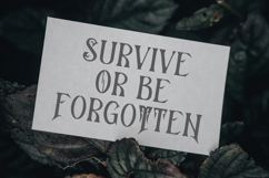 Qlastroy Modern Blackletter Display Typeface Product Image 2