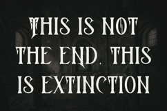 Qlastroy Modern Blackletter Display Typeface Product Image 4