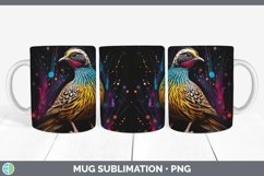 GorgeousQuail Mug Wrap design.