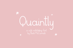 Quaintly Sans Product Image 1