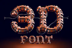 Quantum NRG - Color Bitmap Font Product Image 3