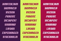 Quantum Orbitals Signal Bold Extended Futuristic Sans Serif Product Image 3