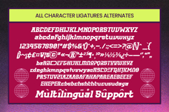 Quantum Orbitals Signal Bold Extended Futuristic Sans Serif Product Image 13