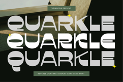 Quarkle - Modern Reverse Contrast Font Product Image 1