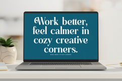 Quarky Kitchen - Modern Alternate Serif Font Product Image 5