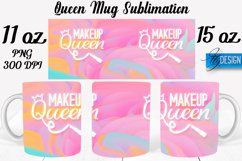Queen Mug Sublimation | 11 Oz 15 Oz mug | Mug Wrap Template Product Image 1
