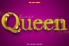 Queen 3D editable text effect Product Image 1
