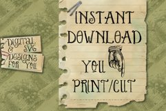 Queen Bee | Labels | Vintage | Bee | Typography | Printable Product Image 3