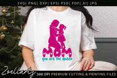 Mothers Day SVG for Cricut Mommy Mom Mama T-shirt Mug Design Product Image 1