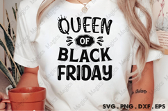 Queen Of Black Friday SVG, Black Friday SVG, Shopping Svg Product Image 2