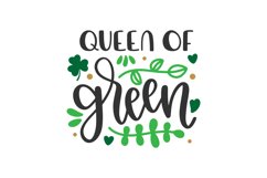 Queen of Green SVG Cut File Product Image 1