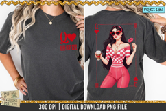 Queen of Hearts png / Playing Card png / Valentines PNG Product Image 3