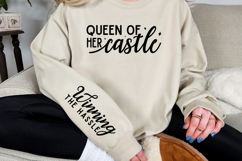 Queen of her castle Sleeve SVG Product Image 3