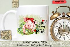Queen of my Patch PNG Digital File for sublimation, DTG printing, Iron-on transfers etc.