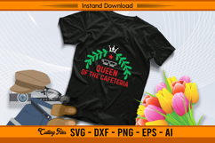 Queen Of The Cafeteria SVG for Lunch Lady Appreciation Product Image 2